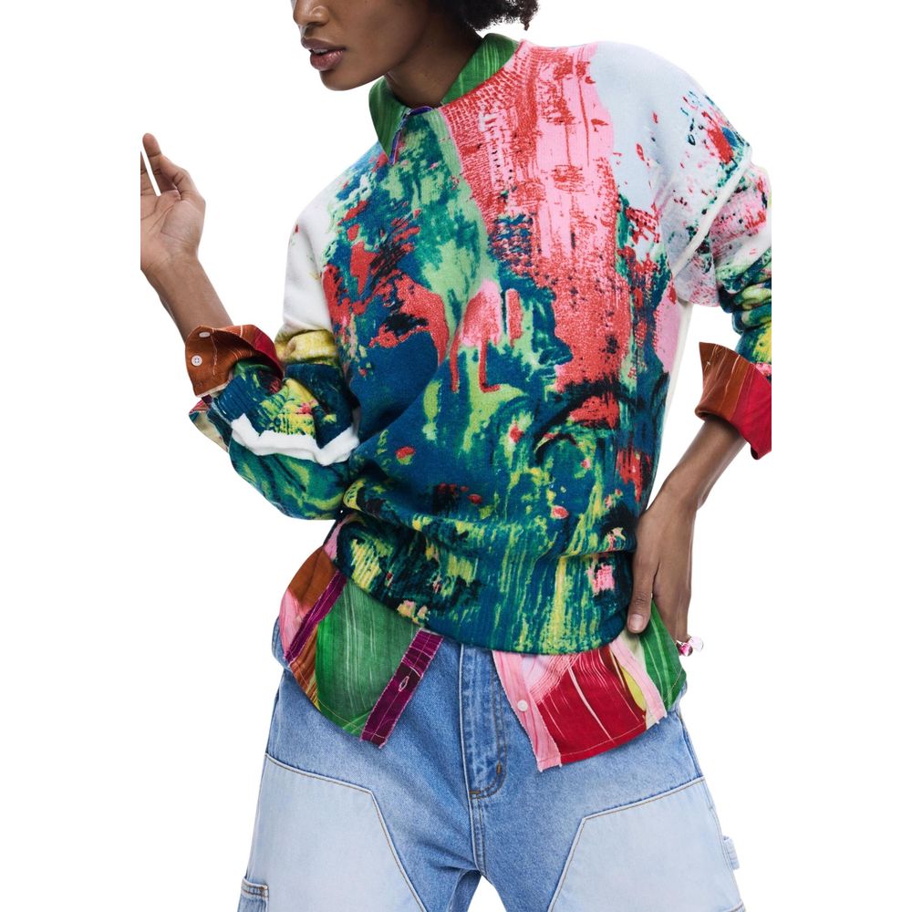 Red Marabou Sweatshirt