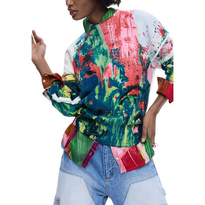 Red Marabou Sweatshirt