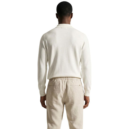 White Viscose Sweatshirt