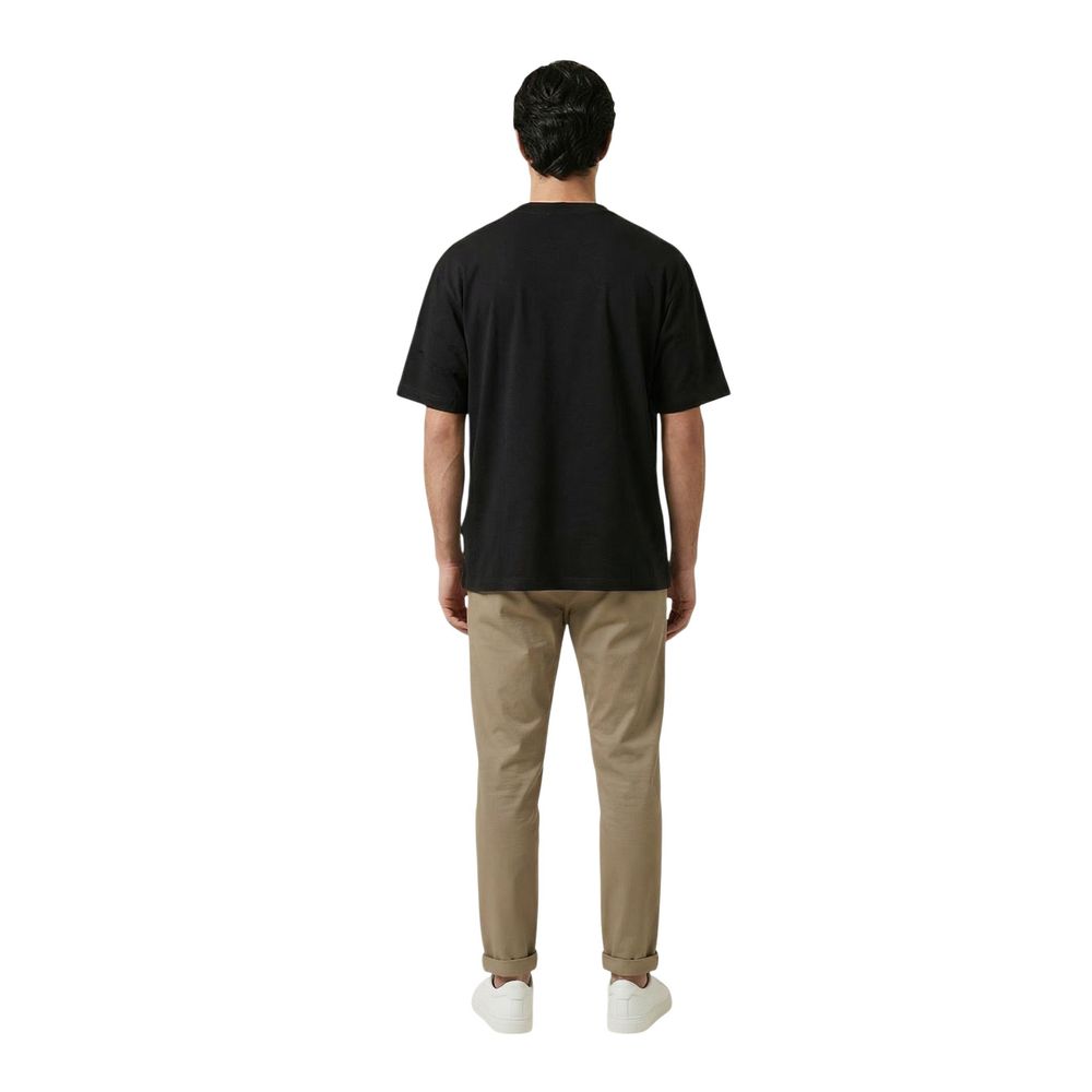 Black Cotton T-Shirt