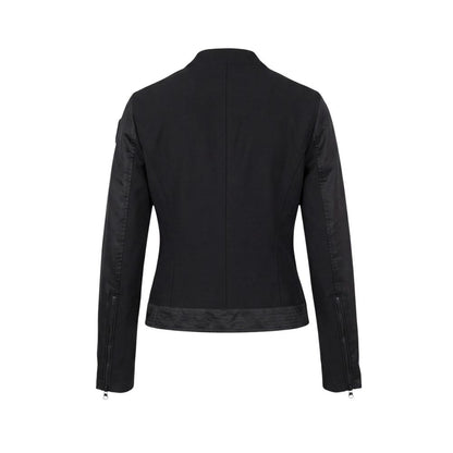 Black Polyamide Biker Jacket