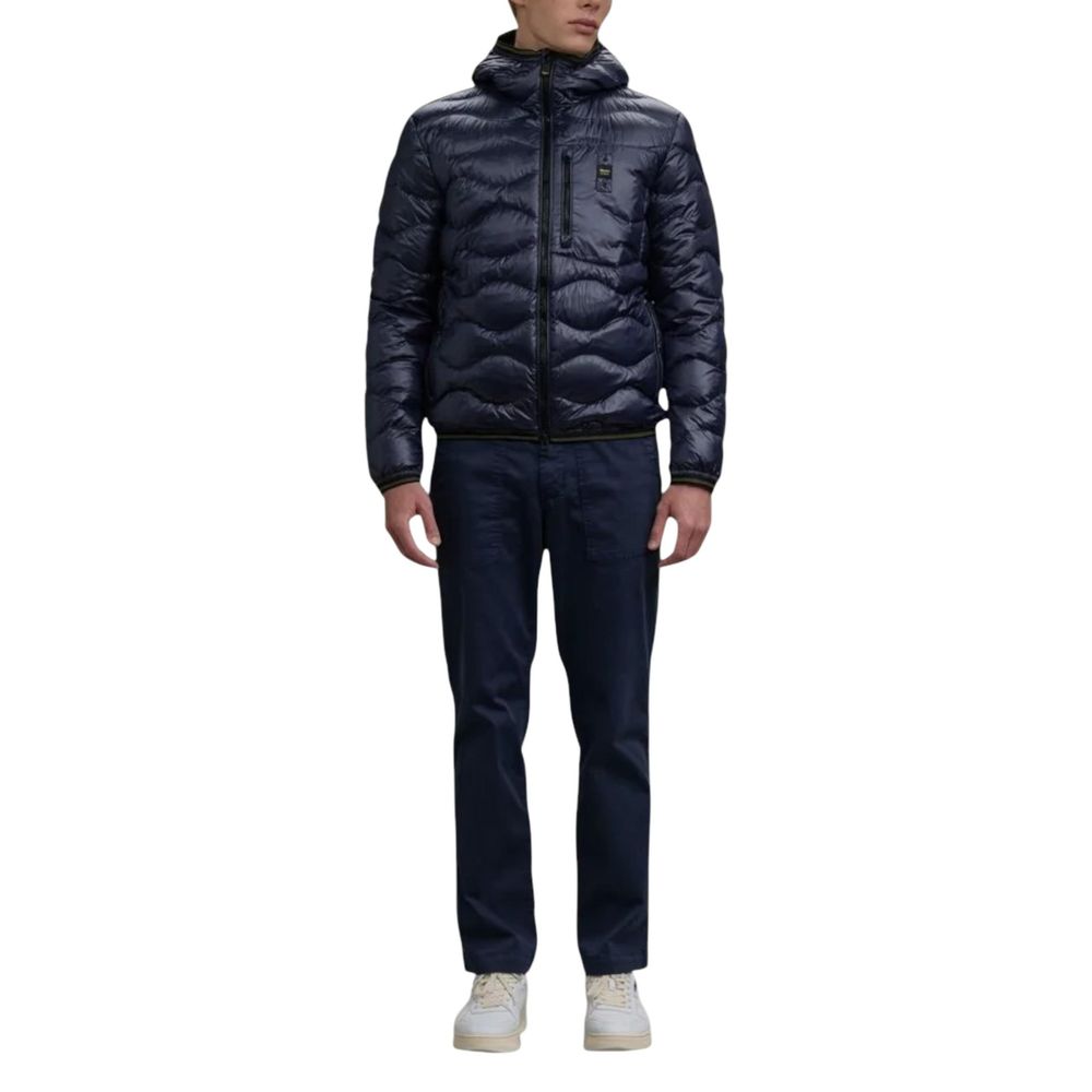 Blue Polyamide Shell Jacket