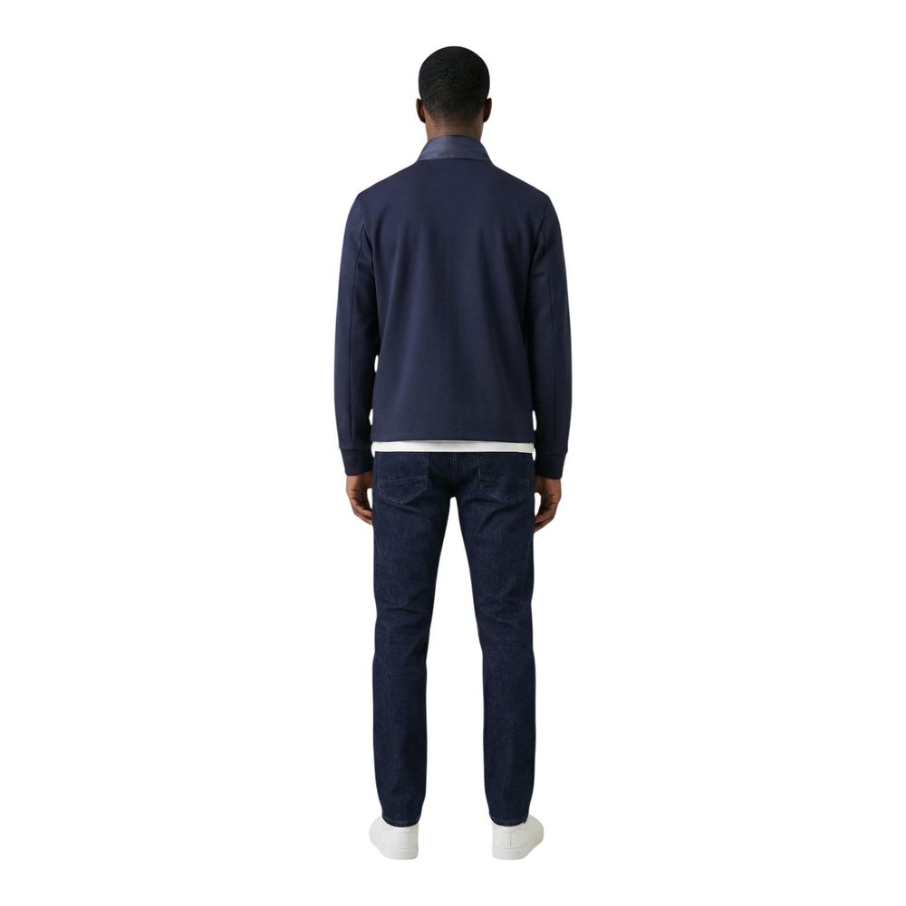 Blue Polyamide Shell Jacket