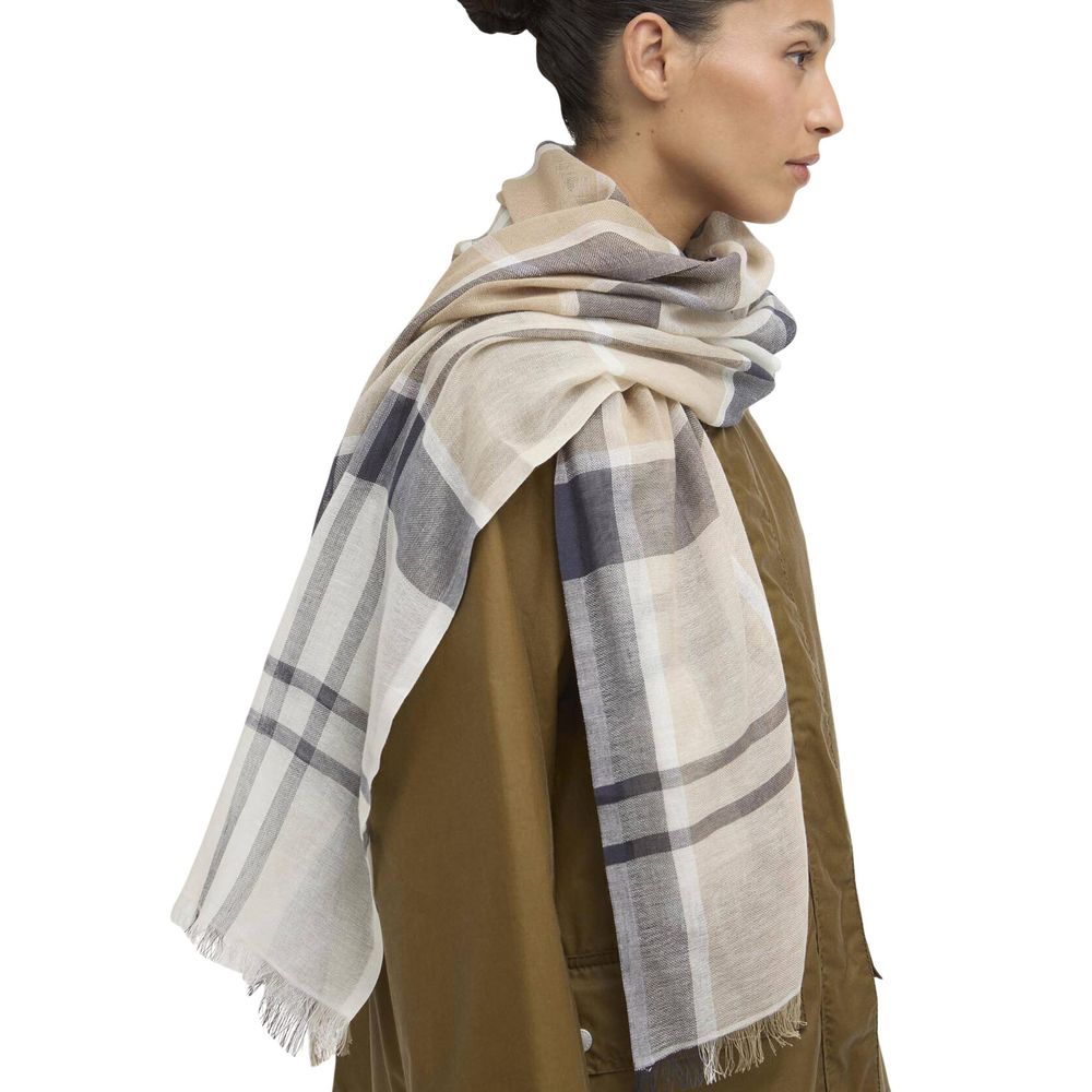 Cream Cotton Scarf