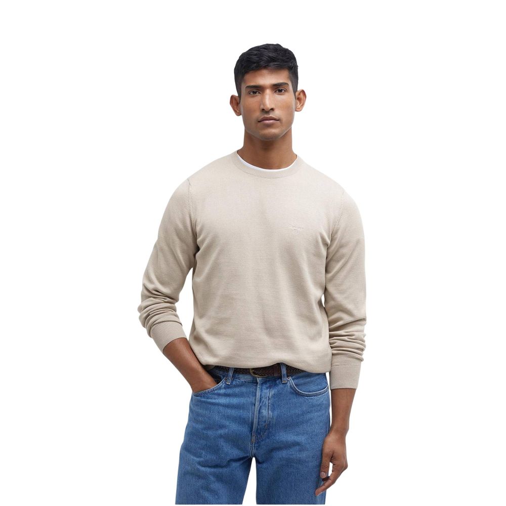 Beige Cotton Sweatshirt
