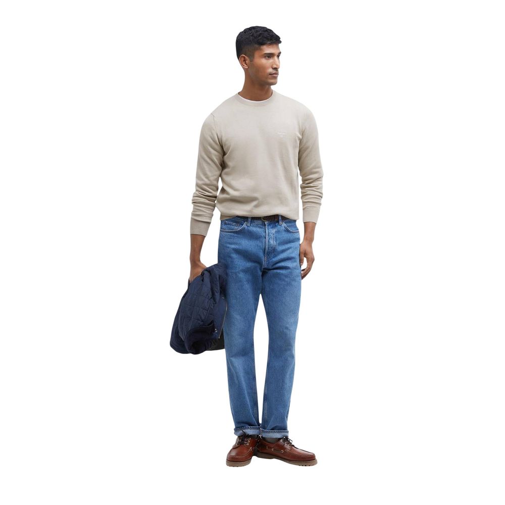 Beige Cotton Sweatshirt