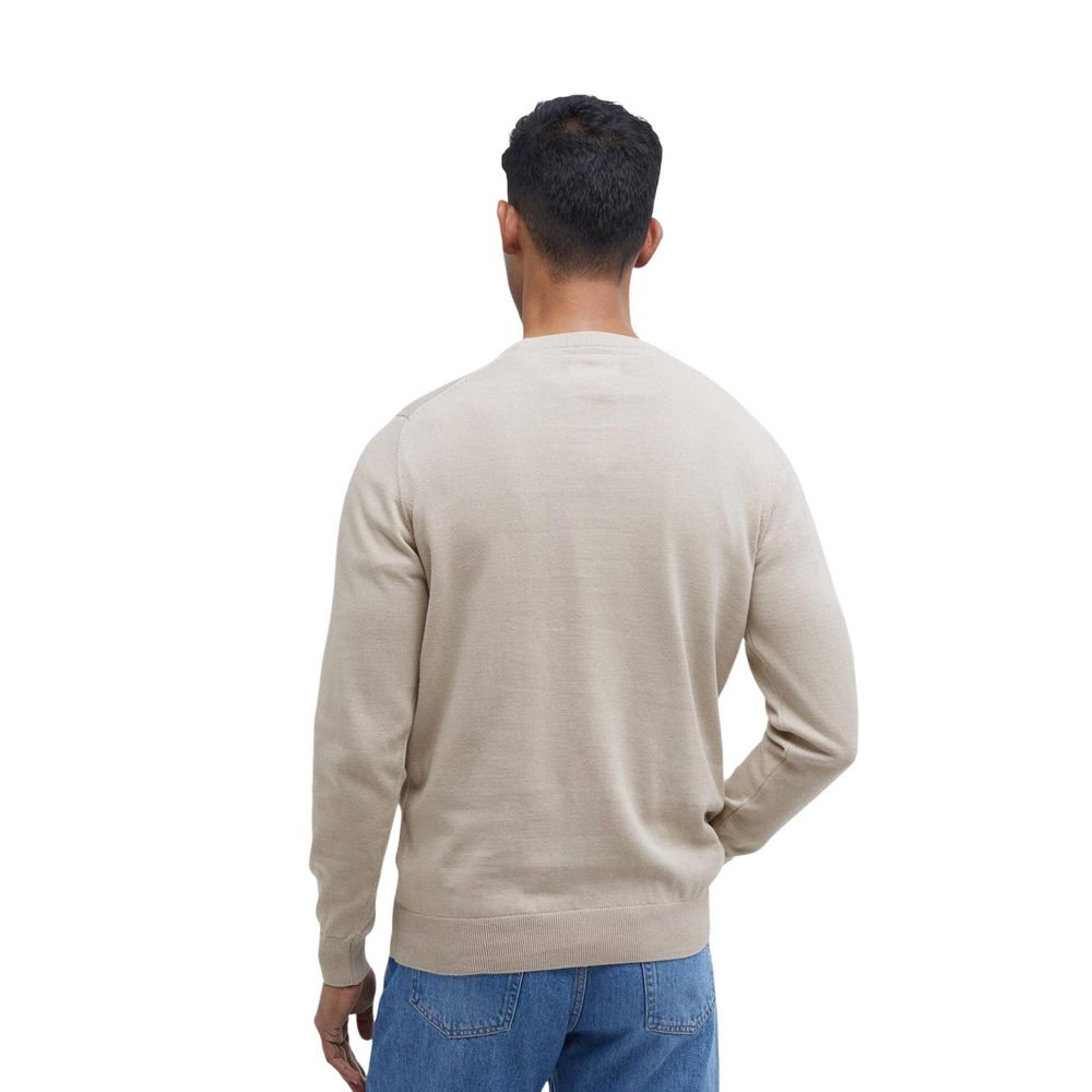 Beige Cotton Sweatshirt