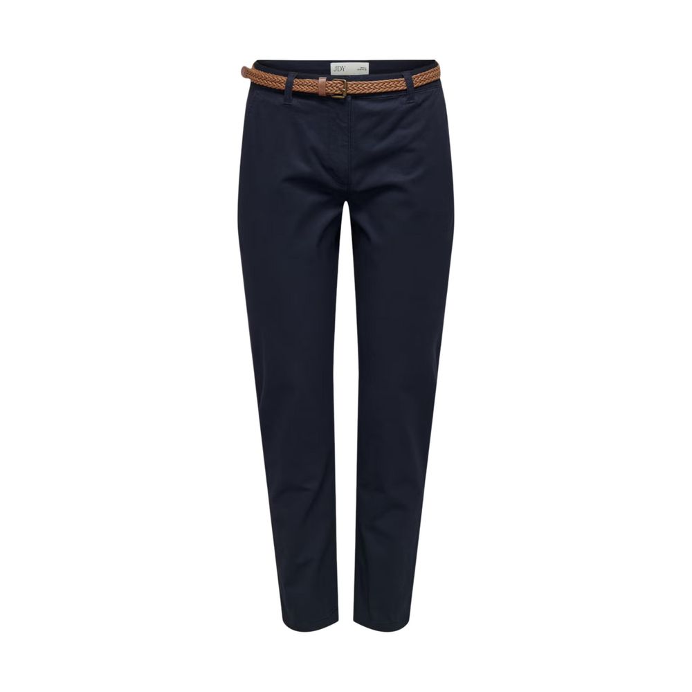 Blue Cotton Chino Pants