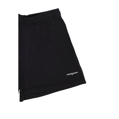 Black Recycled Cotton Short And Mini Shorts