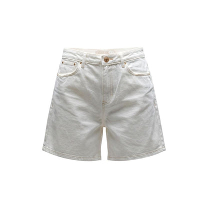 Cream Cotton Short And Mini Shorts