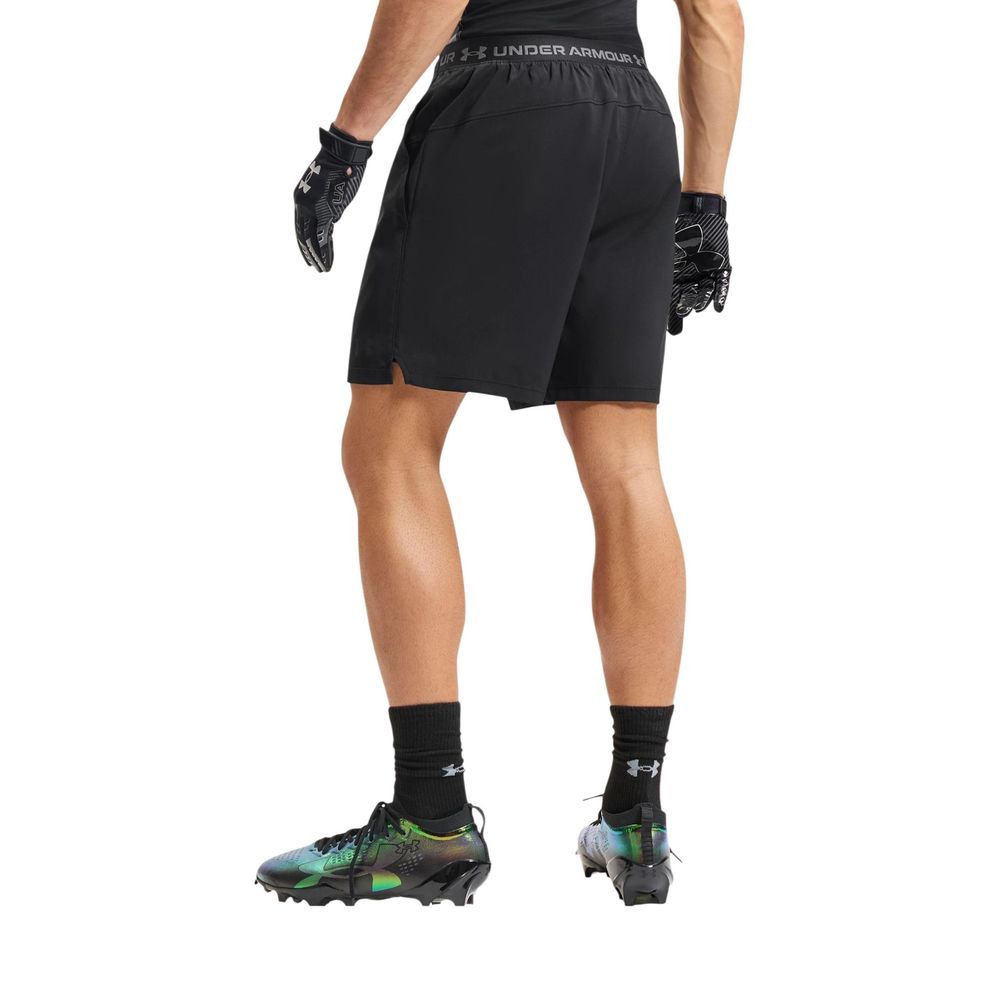 Black And White Polyester Bermuda Shorts