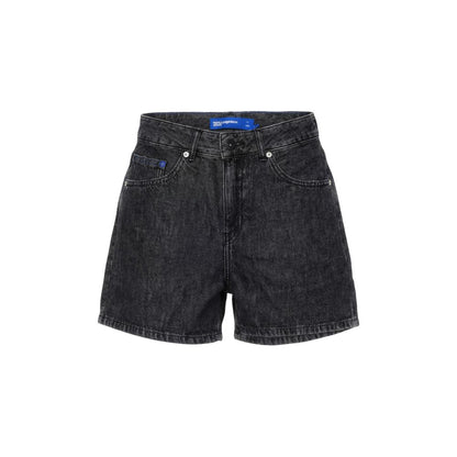 Black Denim Shorts