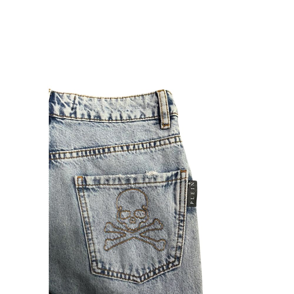 Blue Cotton Women's Jeans