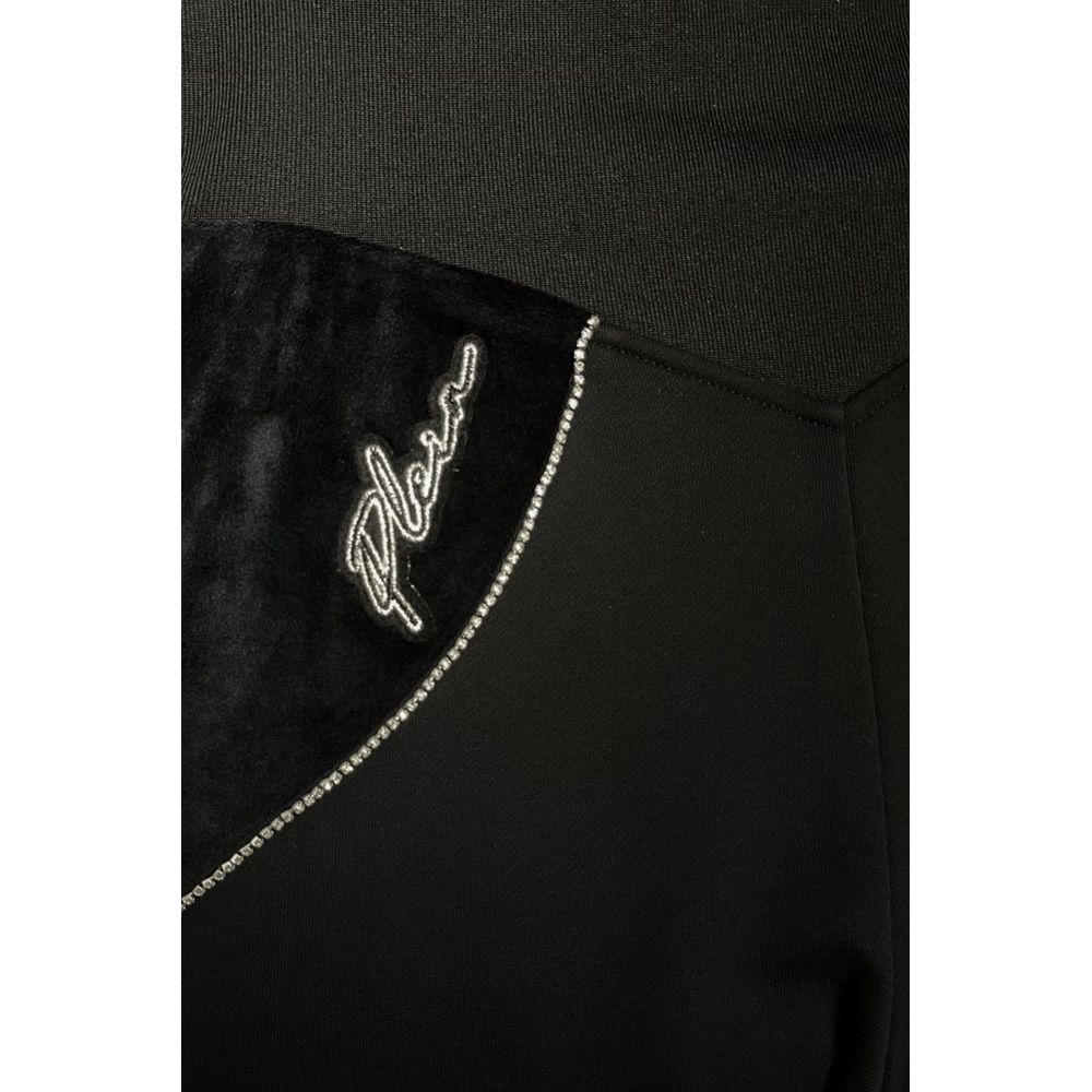 Black Cotton Women's Sweatpant