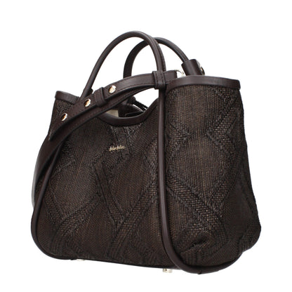 Brown Raffia Handbag