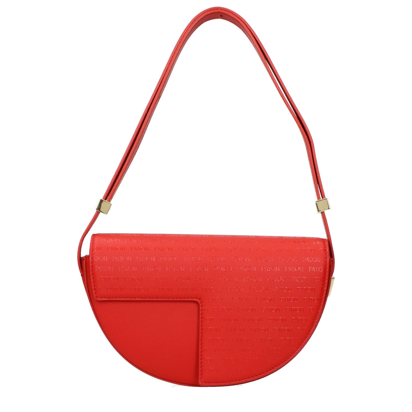 Red Leather Shoulder Bag