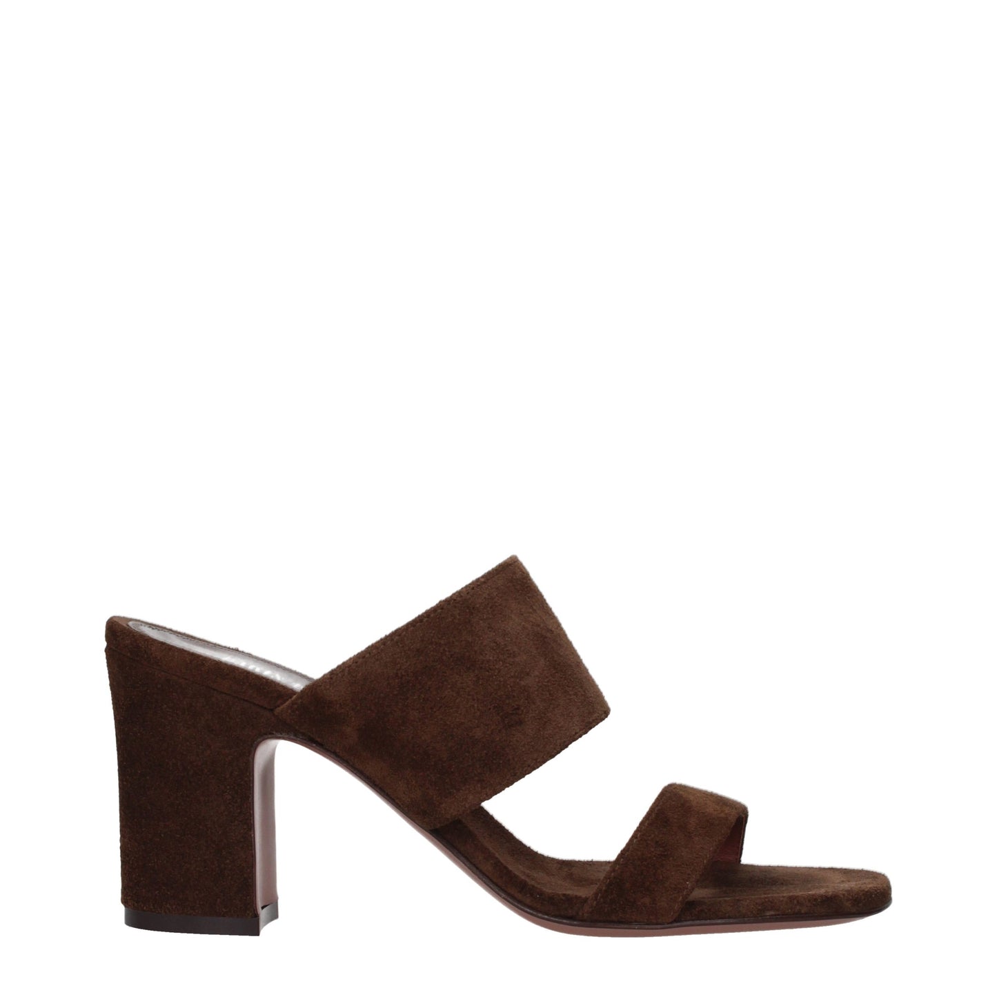 Brown Leather Platform Sandals