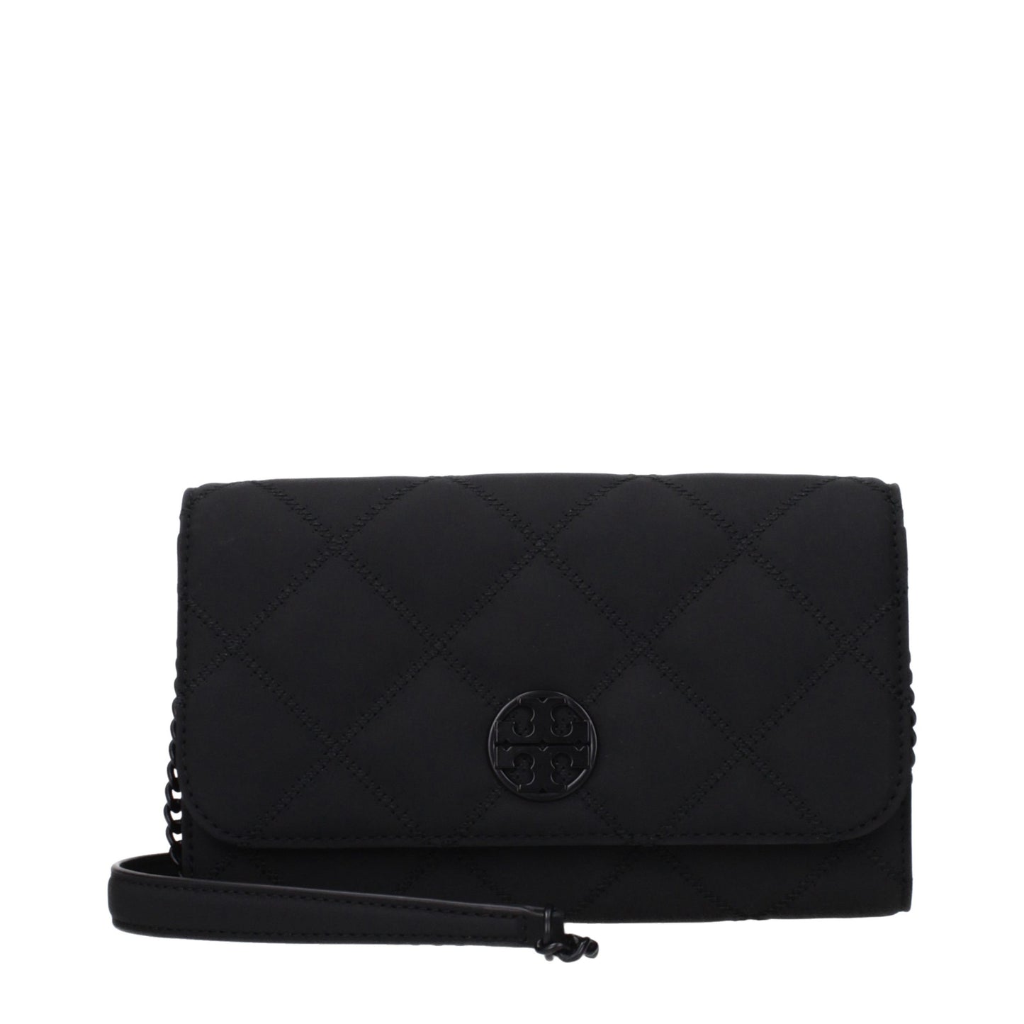 Black Leather Clutch Bag