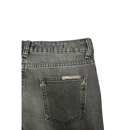 Grey Cotton Women Jeans