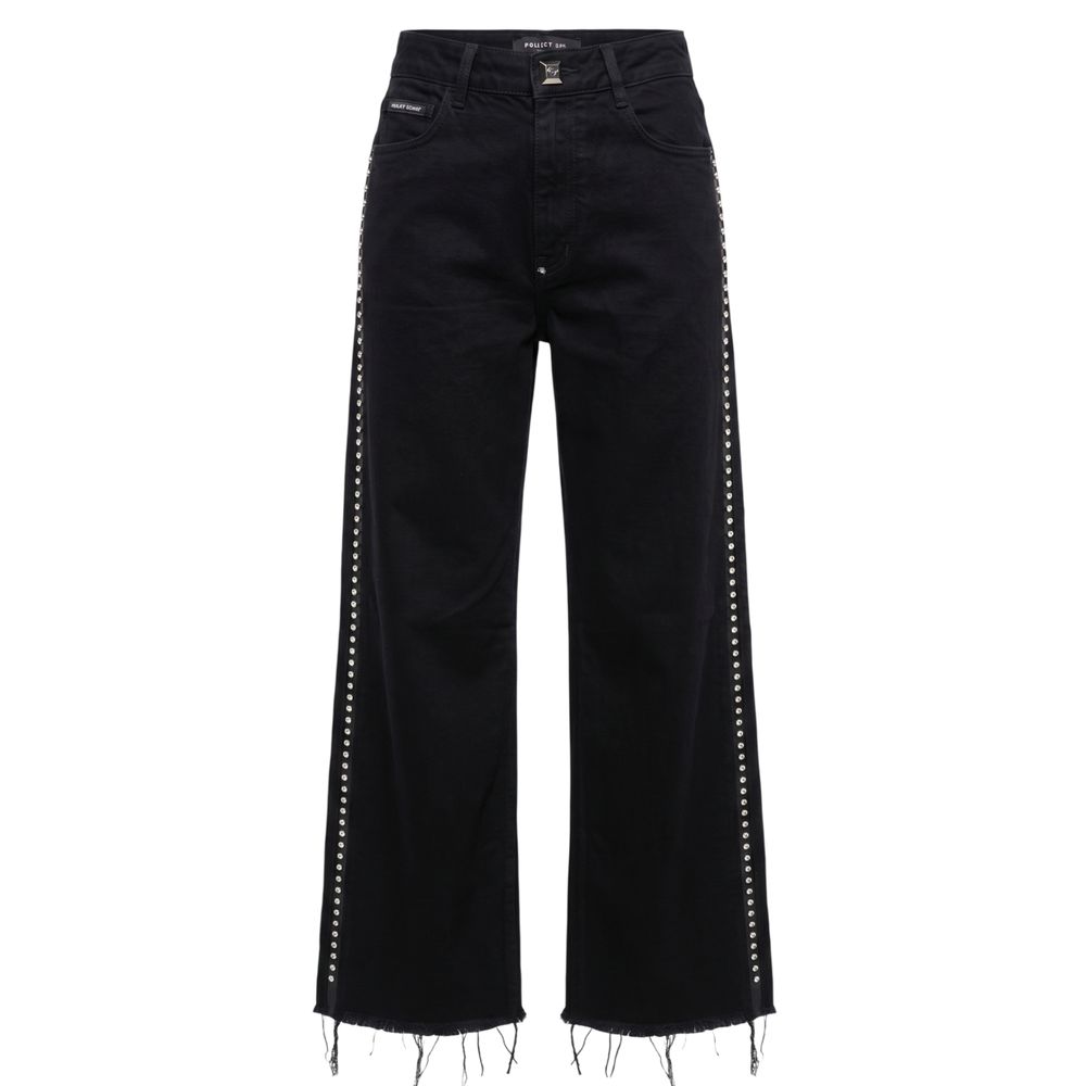 Black Cotton Women Pant