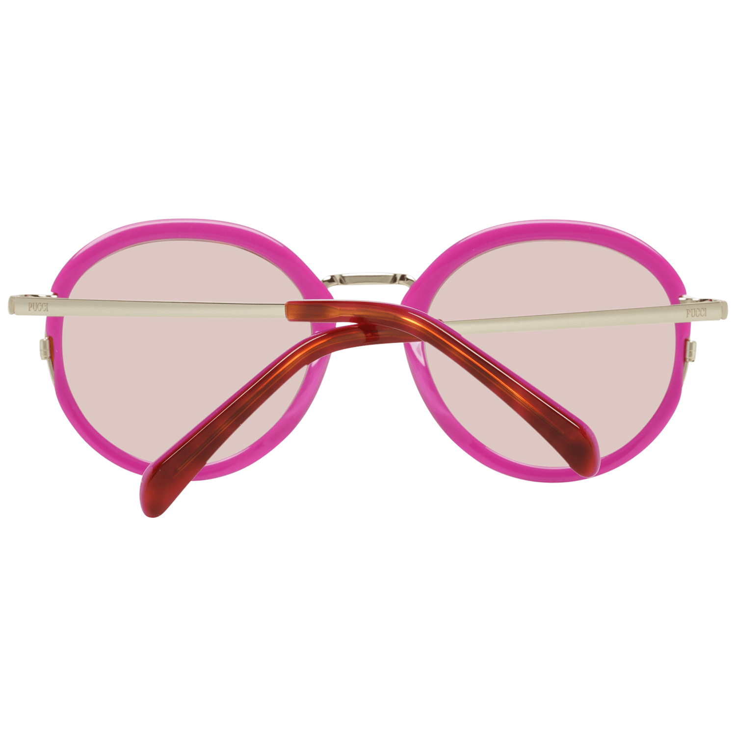 Brown Metal & Plastic Sunglasses