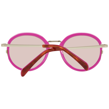 Brown Metal & Plastic Sunglasses