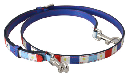 Multicolor 100% Leather Bag Accessory Shoulder Strap
