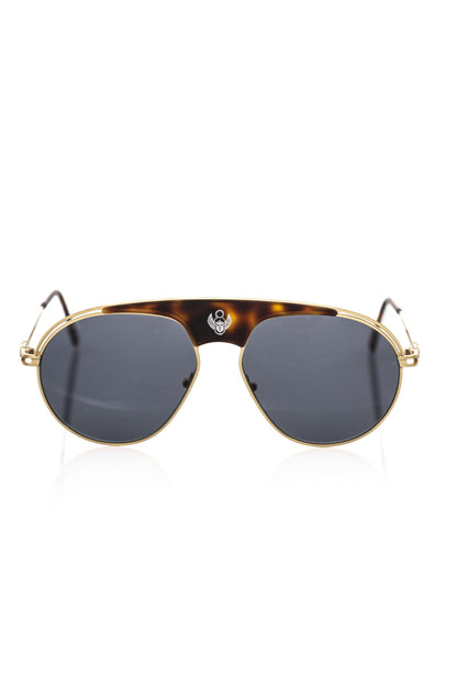 Brown Metallic Sunglasses for Men