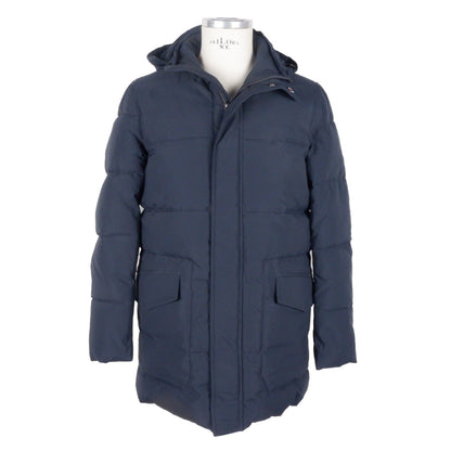 Blue Polyester Jacket