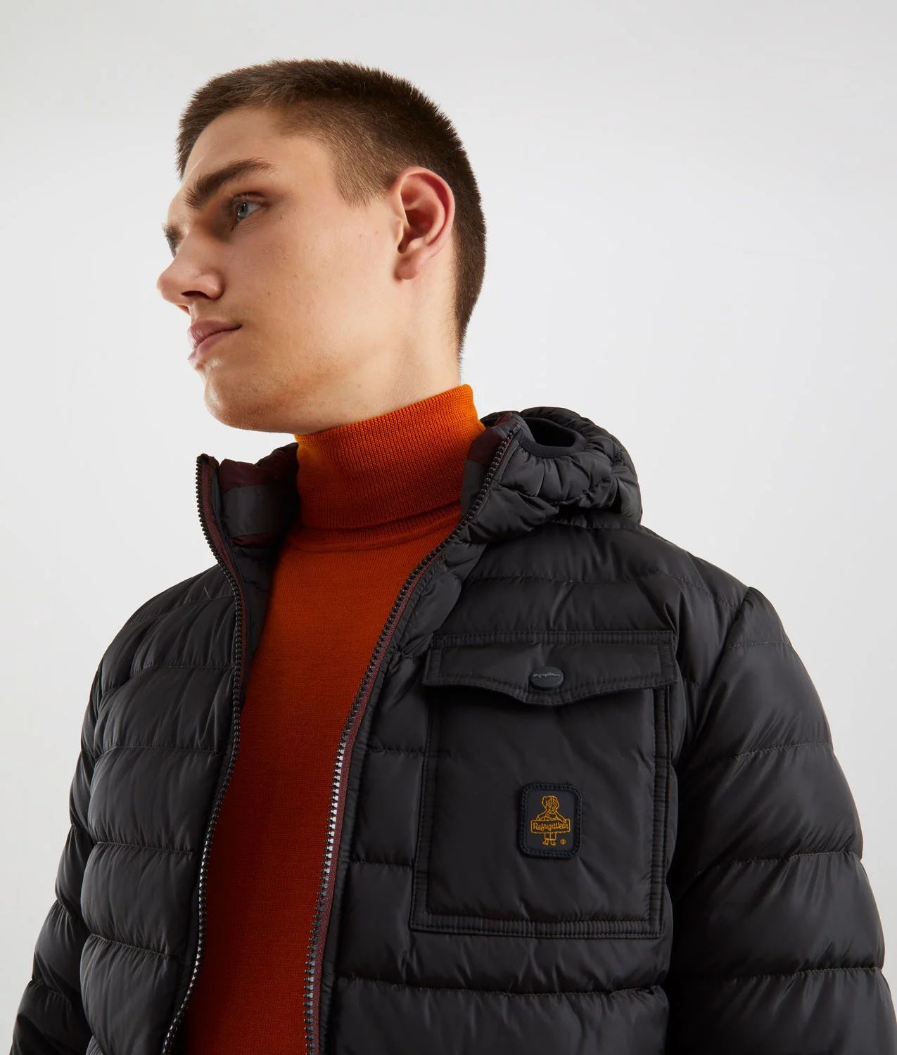 Black Nylon Men's Jacket