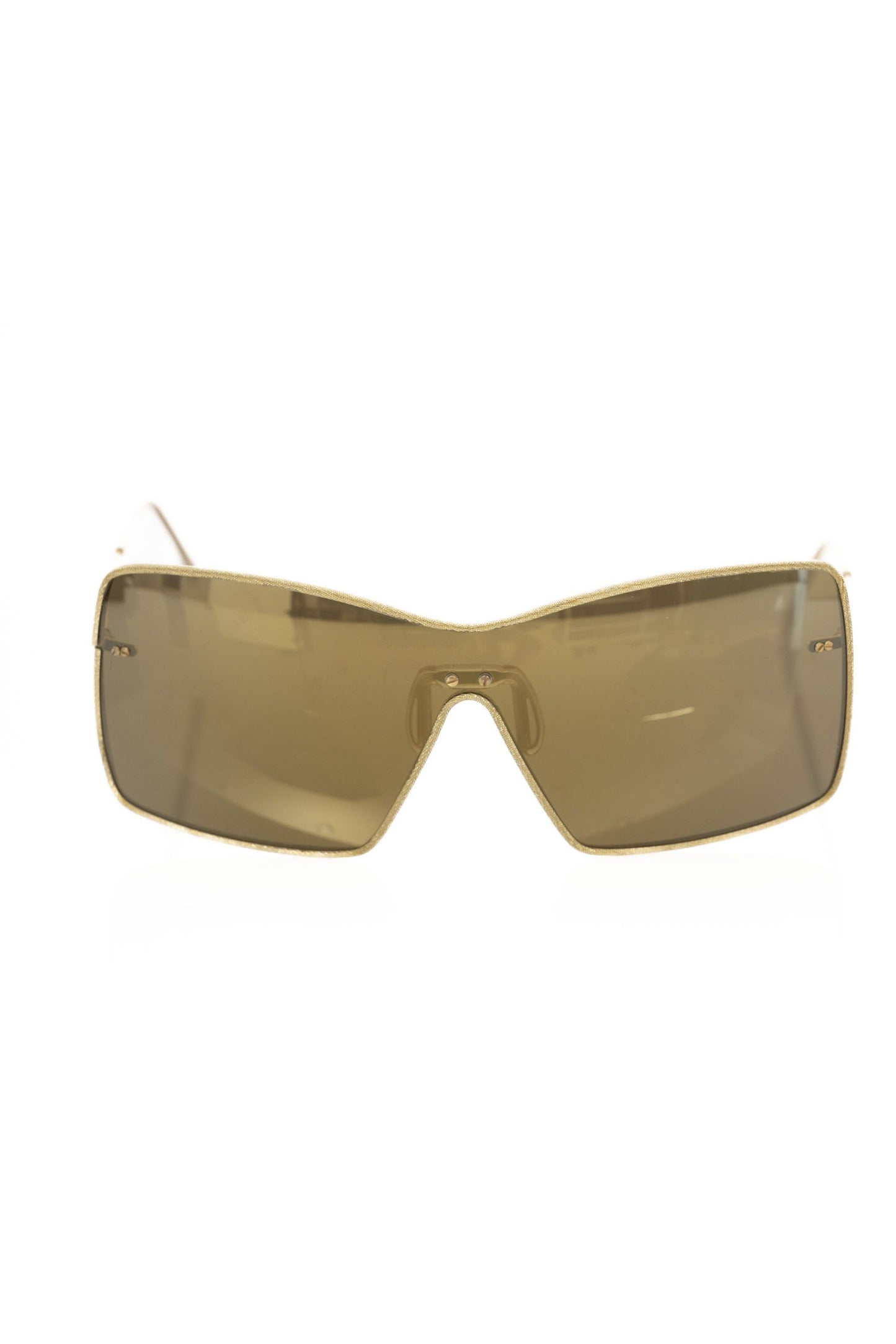 Gold Metallic Fiber Women's Sunglass
