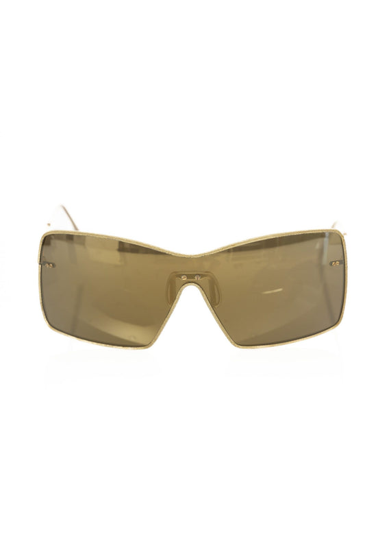 Gold Metallic Fiber Women's Sunglass
