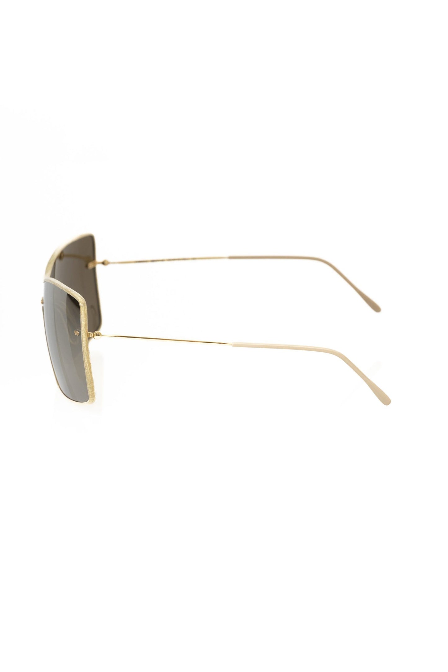 Gold Metallic Fiber Women's Sunglass