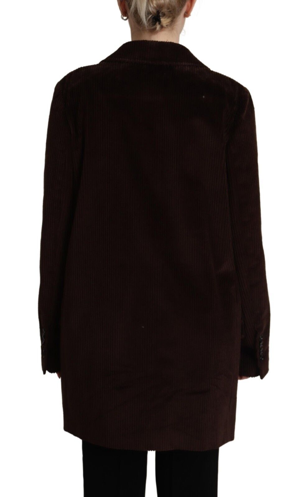 Bordeaux Corduroy Cotton Blazer Oversized Jacket