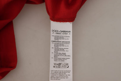 Red Amor Vincit Omnia Crewneck T-shirt