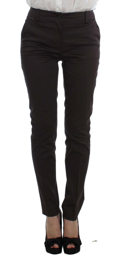 Brown Stretch Two Button Suit