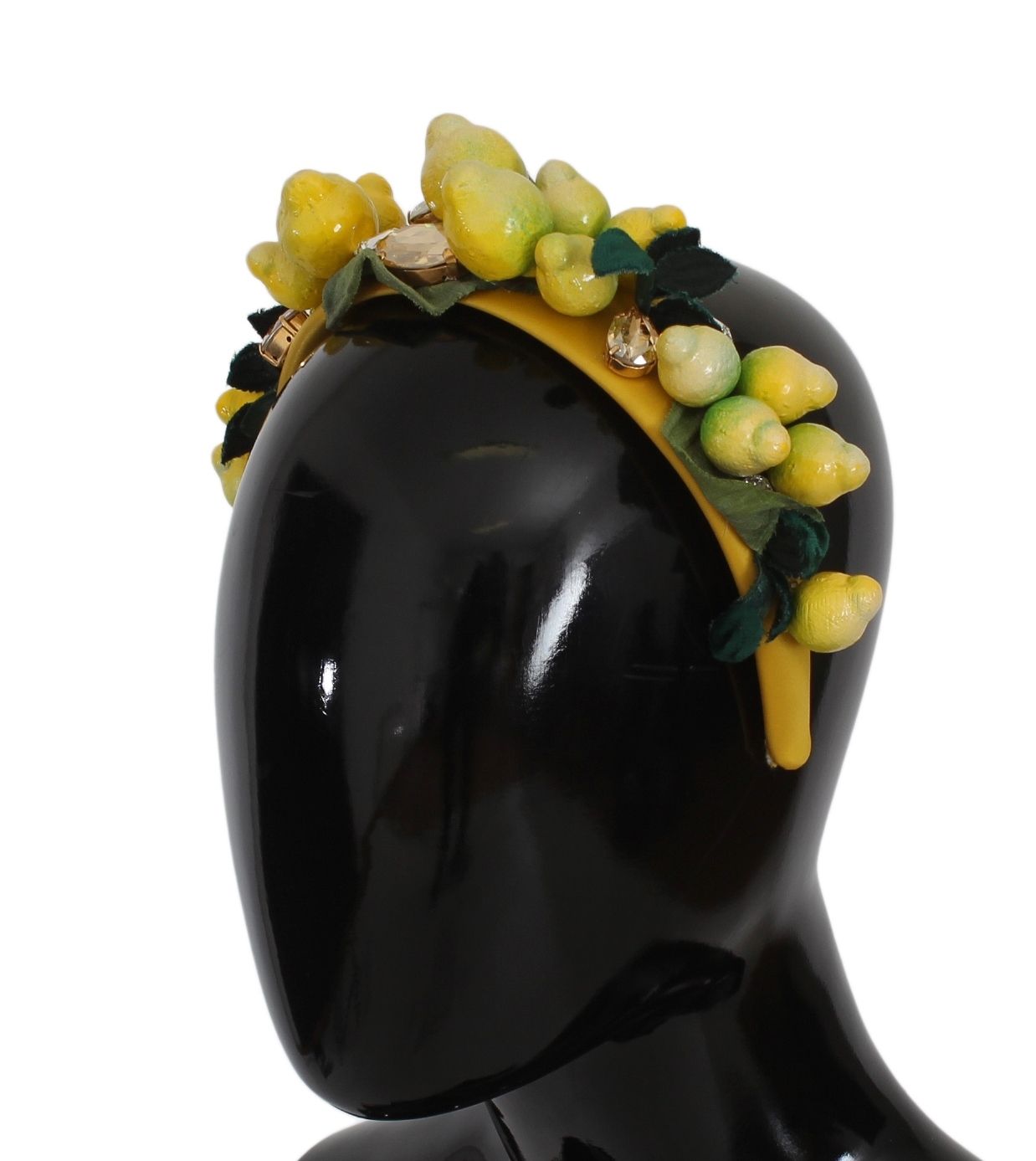Yellow Lemons Sicily Crystal Diadem Tiara Headband