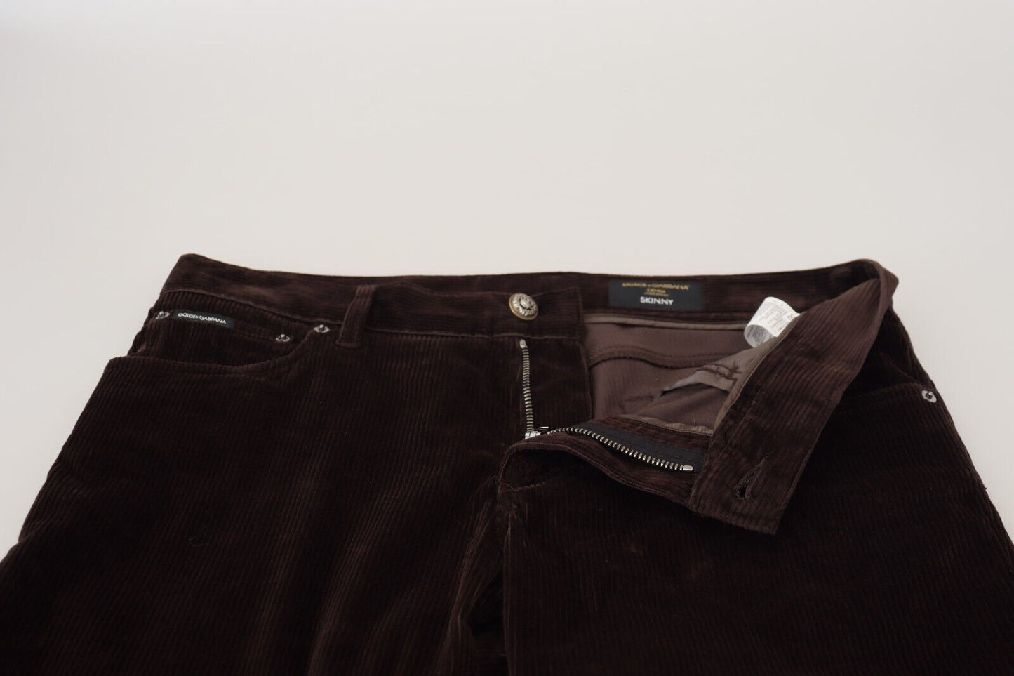 Brown Corduroy Men Casual Trouser Pants