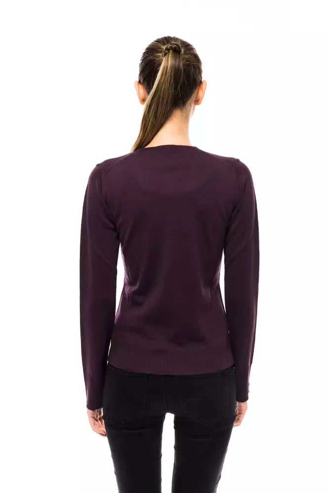 Purple Wool Women's Sweater