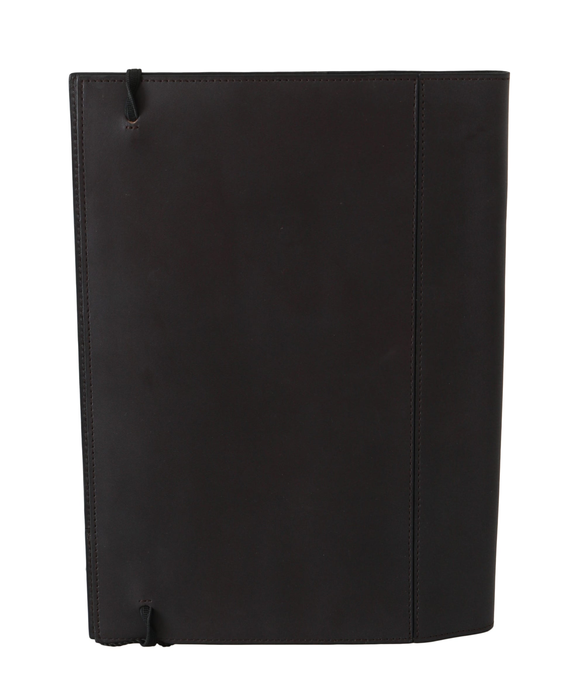Black Leather Bifold Travel Holder Logo Wallet