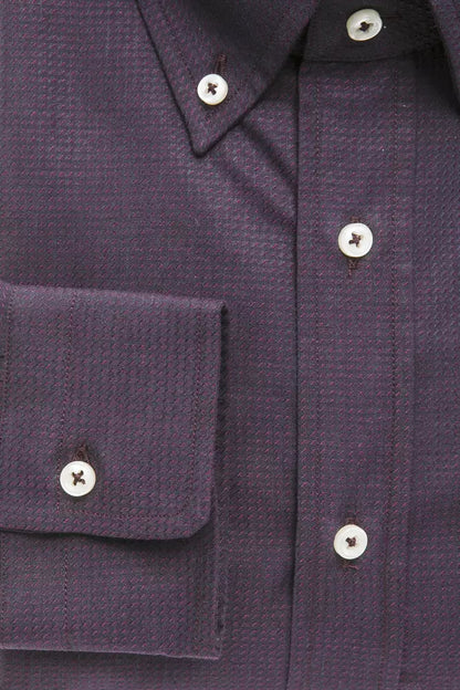 Black Cotton Men's Shirt
