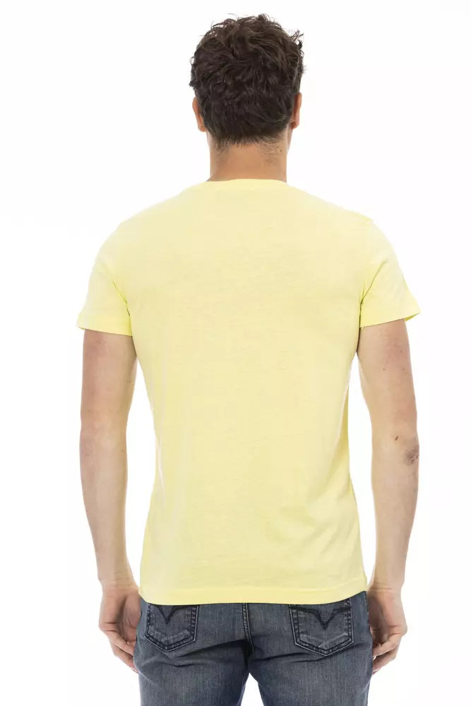 Yellow Cotton Men's T-Shirt