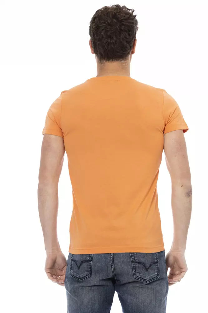 Orange Cotton Men's T-Shirt