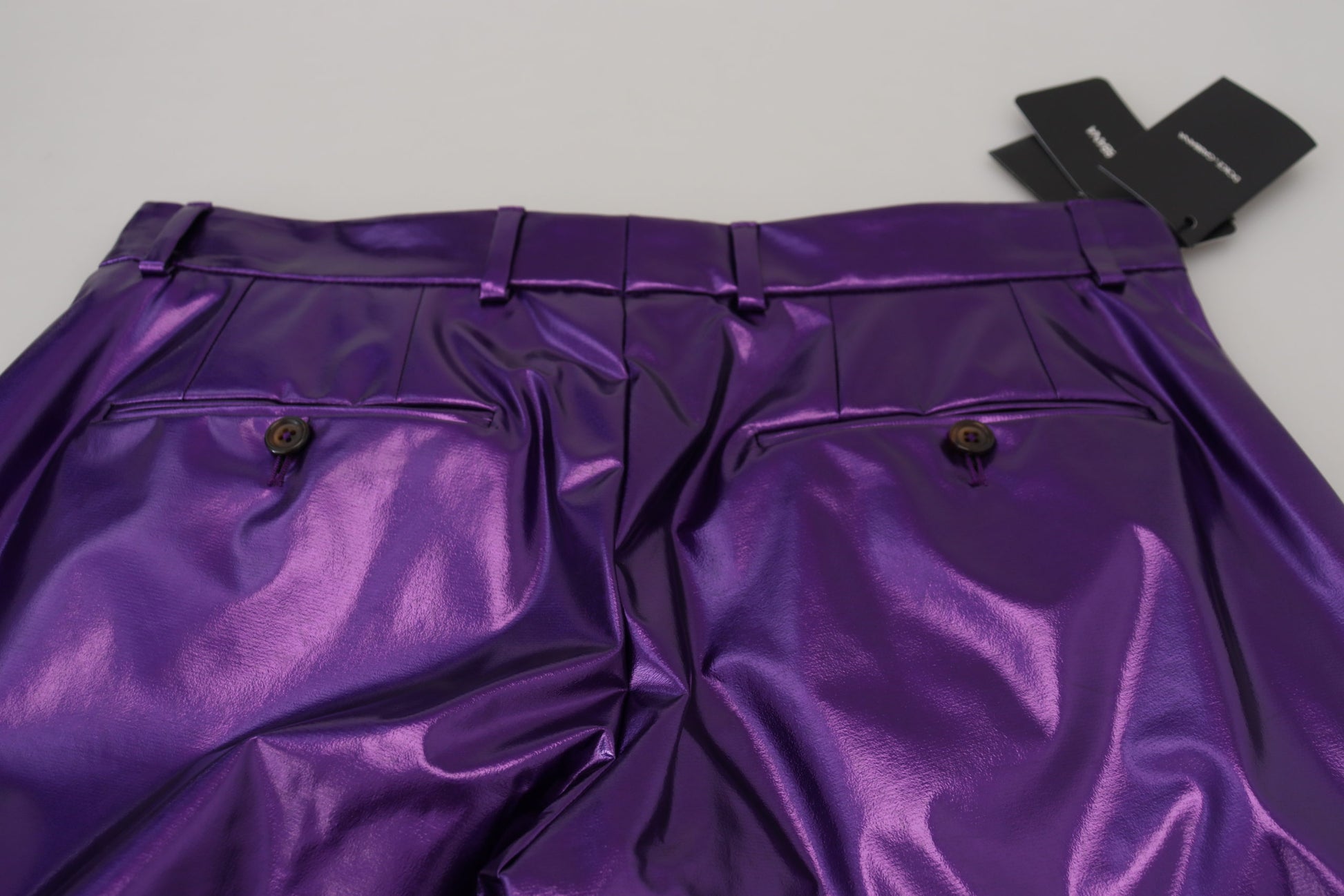 Purple Shining Men Casual Pants