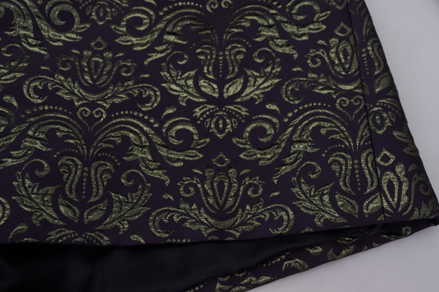 Gold Purple Baroque Jacket Blazer Robe