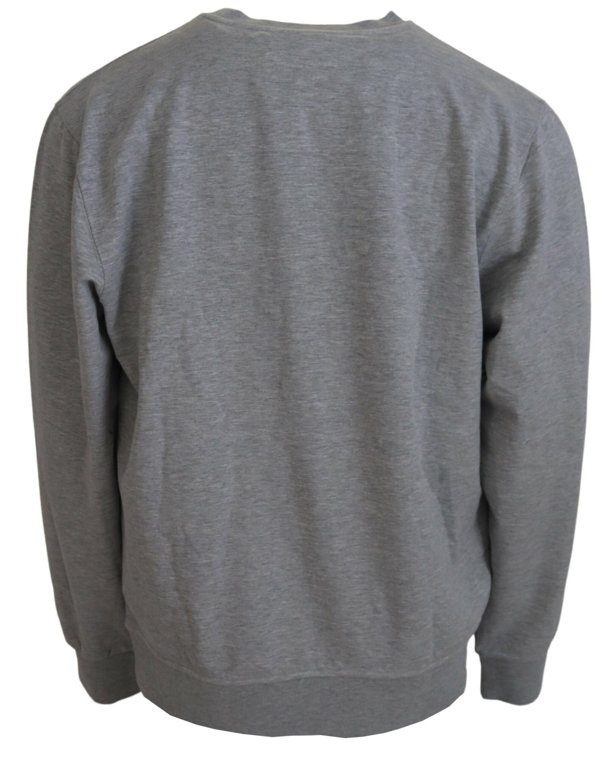Gray Men Pullover Sweatshirt Sweater