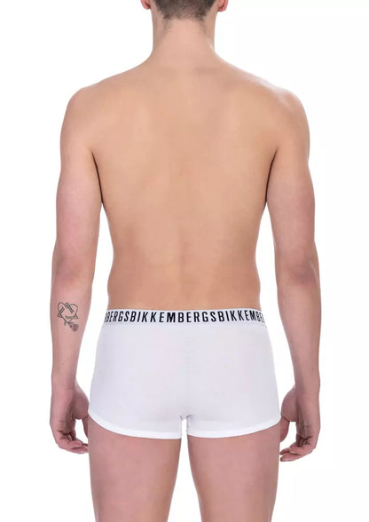 White Cotton Men's Trunk Underwear Twin Pack