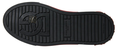 Red Black Leopard Loafers Sneakers Shoes