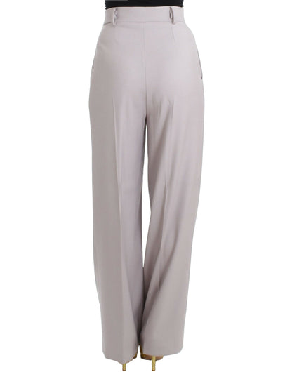 Gray high waist pants