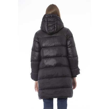 Black Nylon Jacket Coat